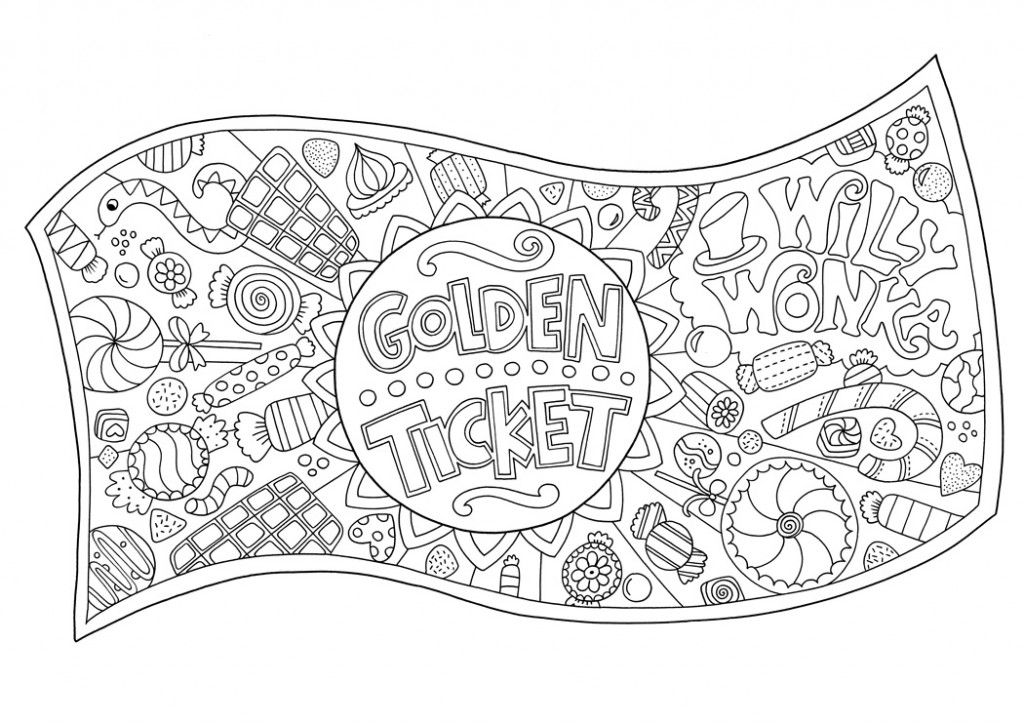 Willy Wonka Golden Ticket Template Packed With Vidhiverma