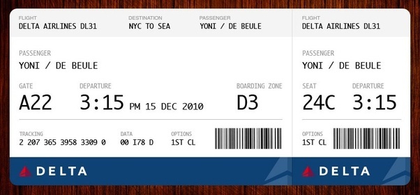 What does plane ticket mean? definitions.net