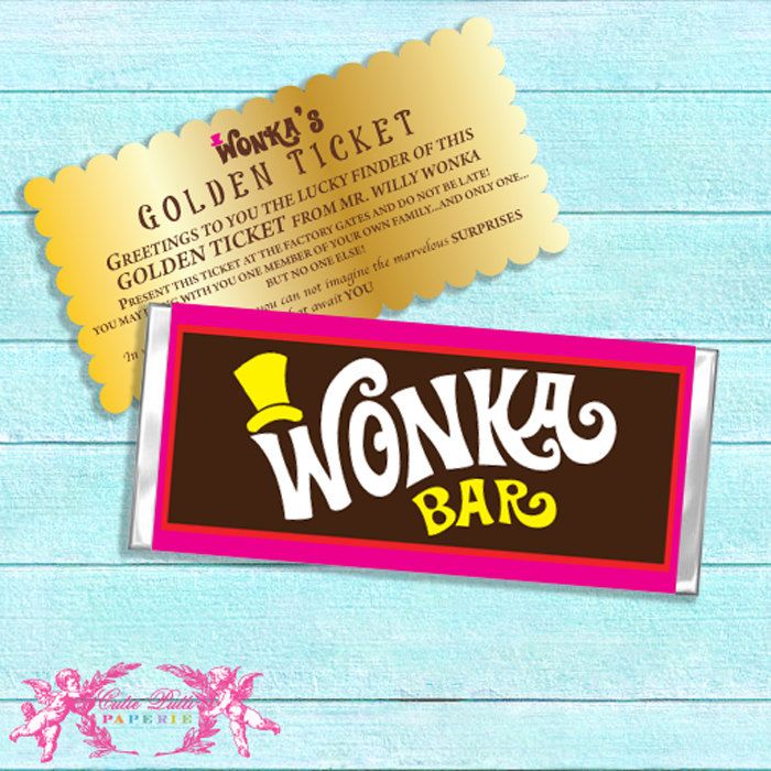 Image result for willy wonka golden ticket template free