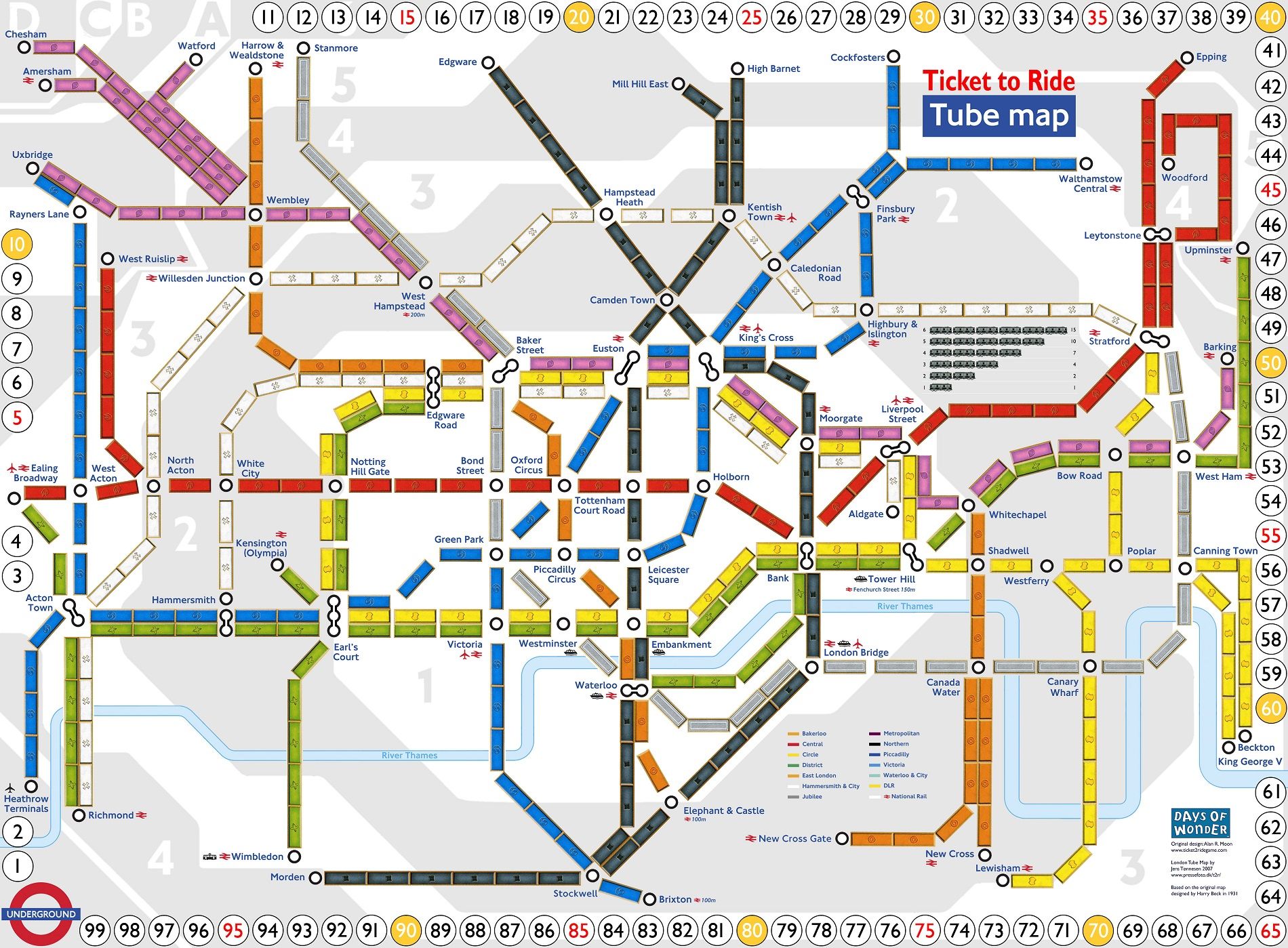 Link to TONS of print-your-own ticket to ride boards from