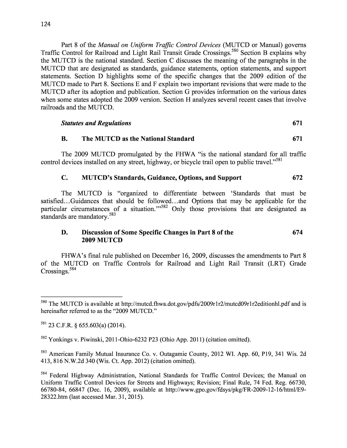 Manual of Uniform Traffic Control Devices (MUTCD)