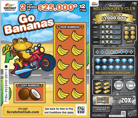  Scratchers California Lottery